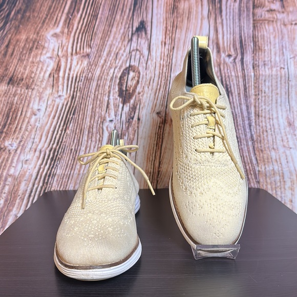Cole Haan Grand OS Original Grand Knit Wing Tip Oxfords Womens Sz 9.5B - Picture 2 of 10